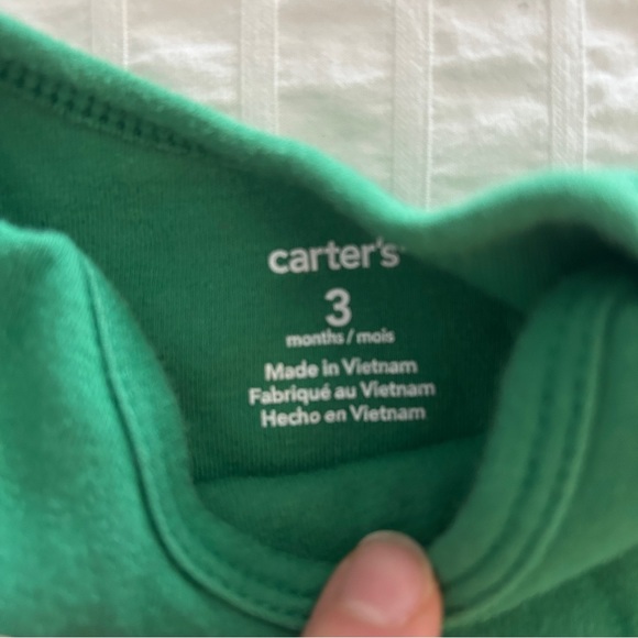 3 for $20 CARTER'S Christmas I Love Santa Onesie Sz 3m - Picture 2 of 2